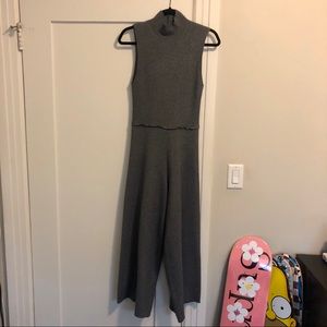 Zara sleeveless mock neck jumpsuit